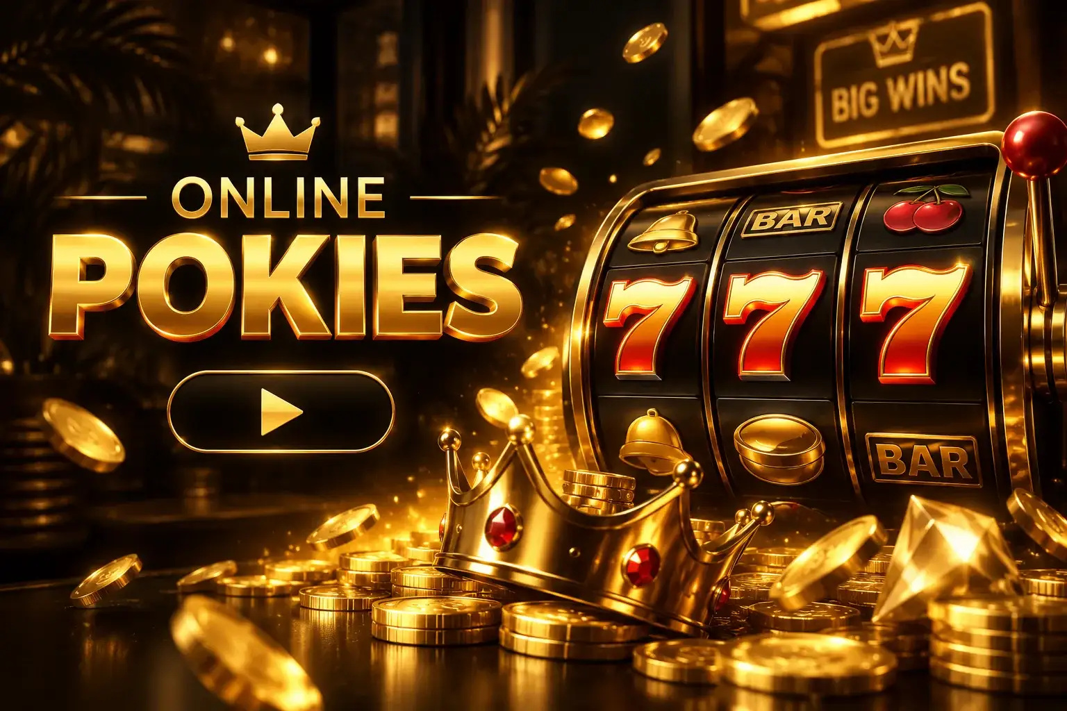 Australian player claiming a bonus and spinning real money online pokies